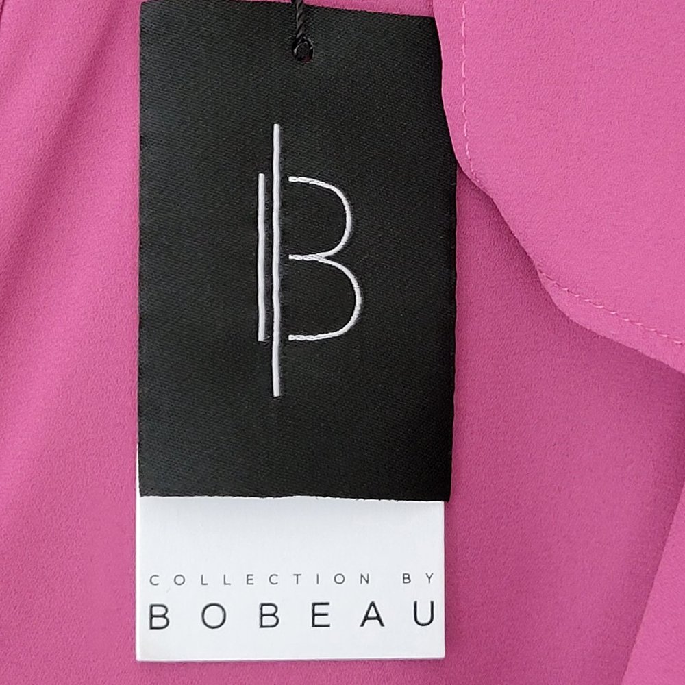 🌟 NWT B COLLECTION BY BOBEAU Remarkable Color Drenched Orchid Blouse Size S - Picture 2 of 9
